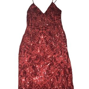 Red Sparkly Dress